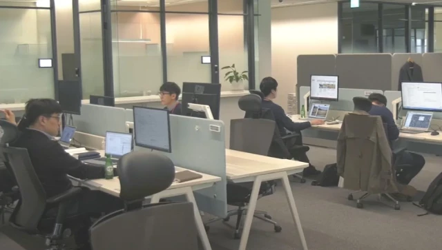 2020년대 디지털 분위기 대기업 사무실
