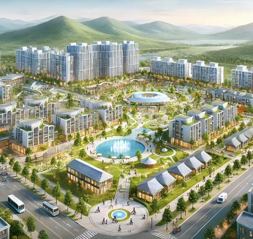 한국의 액티브 시니어 타운 이미지